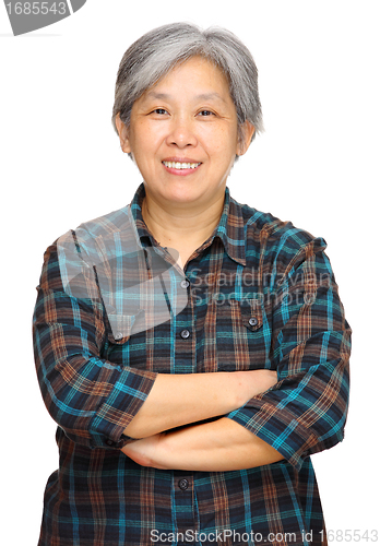 Image of mature asian woman