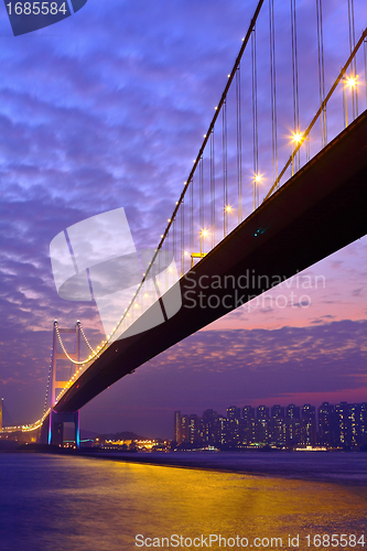 Image of Tsing Ma Bridge at Hongkong
