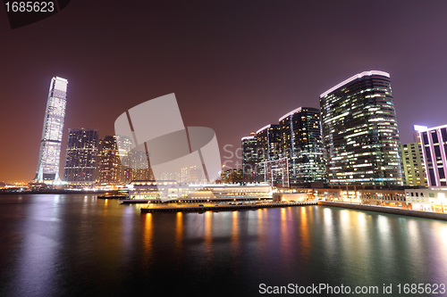 Image of kowloon at night