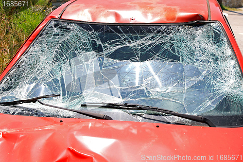 Image of Windscreen crash