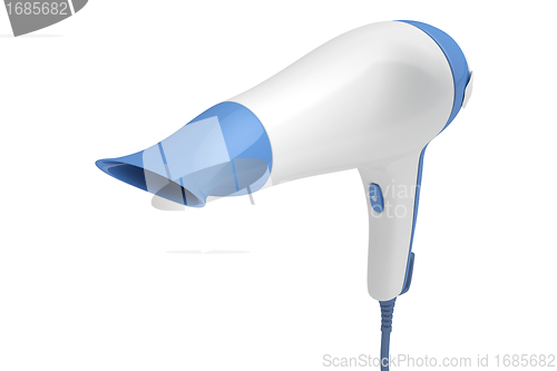 Image of Hair dryer isolated on white