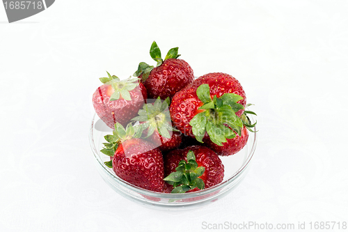 Image of Fresh strawberries. 