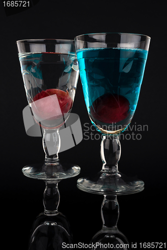 Image of Colorful cocktails.
