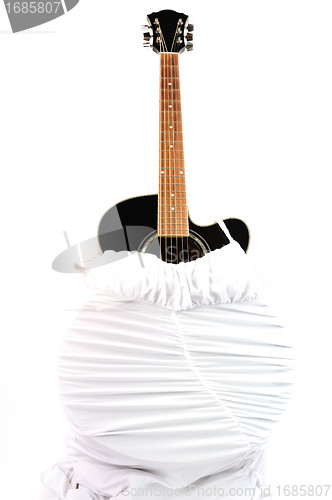 Image of Black guitar