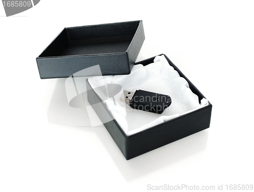 Image of Flash drive in a box