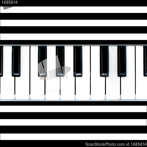 Image of Stripy piano abstract 