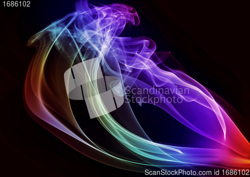 Image of Bright abstract smoke