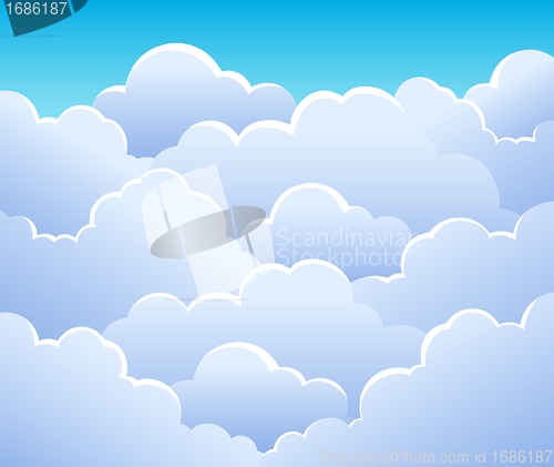 Image of Cloudy sky background 3