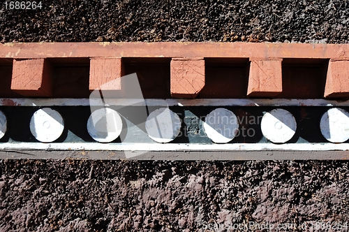 Image of Details of typical Tibetan building