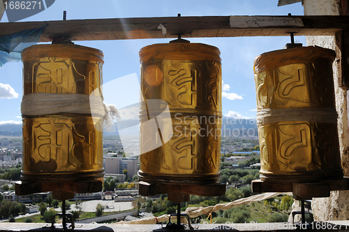 Image of Prayer wheels