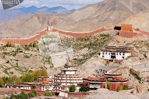 Image of Gyantse lamasery,Tibet