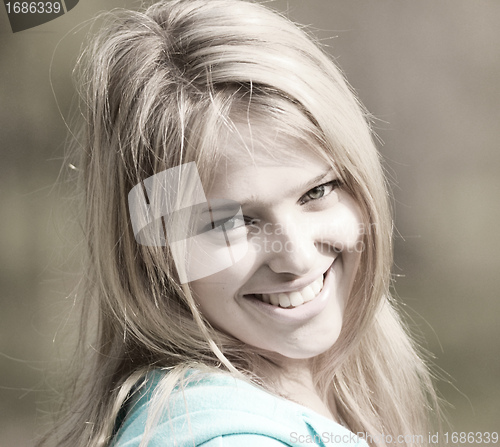 Image of bw portrait