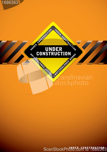 Image of Under construction orange