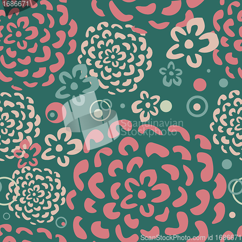 Image of Bright Floral seamless pattern