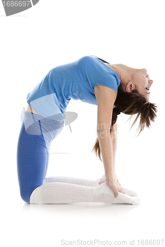 Image of Image of a girl practicing yoga