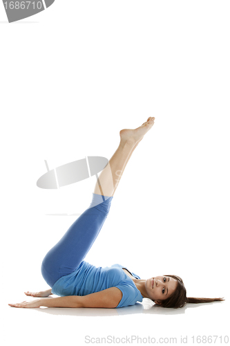 Image of Image of a girl practicing yoga