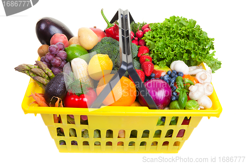 Image of Fruit and vegetables basket