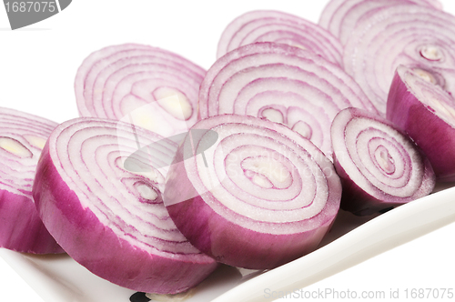 Image of Dish with chopped red onion