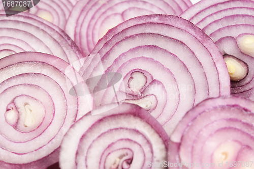 Image of Chopped red onion