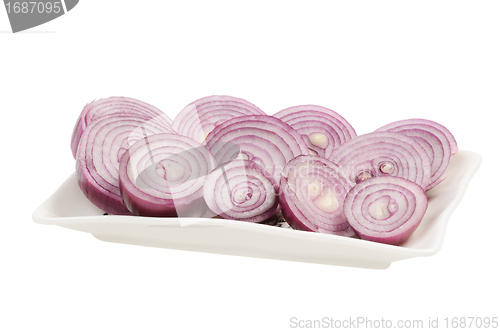 Image of Dish with chopped red onion
