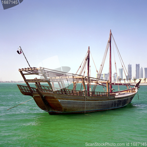 Image of Qatari boom dhow