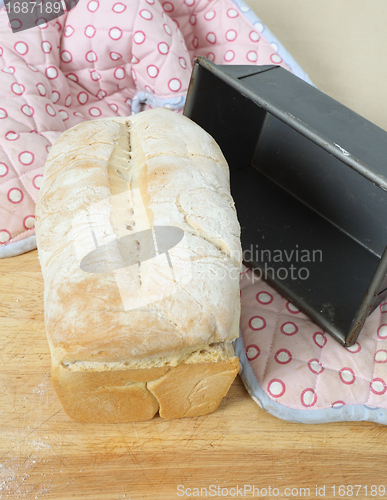 Image of Oven fresh bread vertical