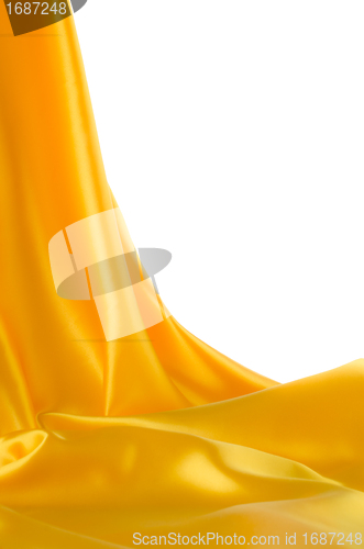 Image of Yellow satin