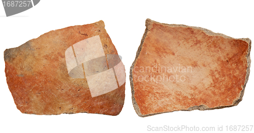 Image of Anasazi clay pottery shard