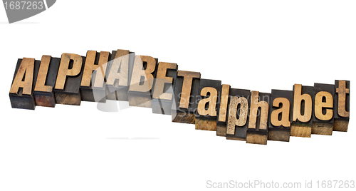 Image of alphabet word abstract