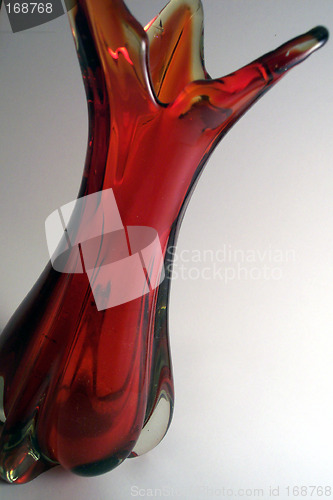 Image of red vase