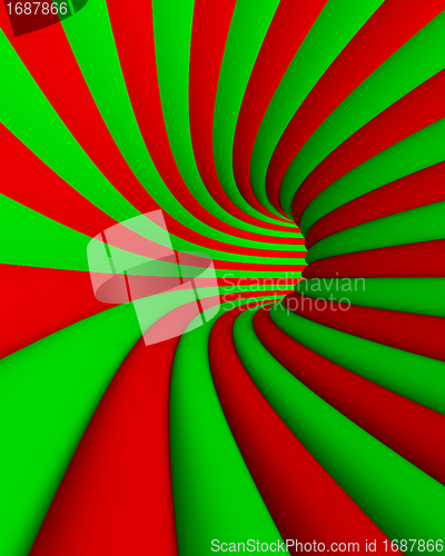 Image of Abstract Tunnel Background