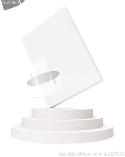 Image of Isolated White Box