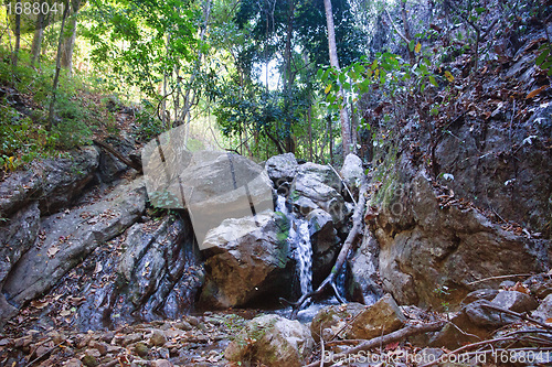 Image of small waterfall in stream