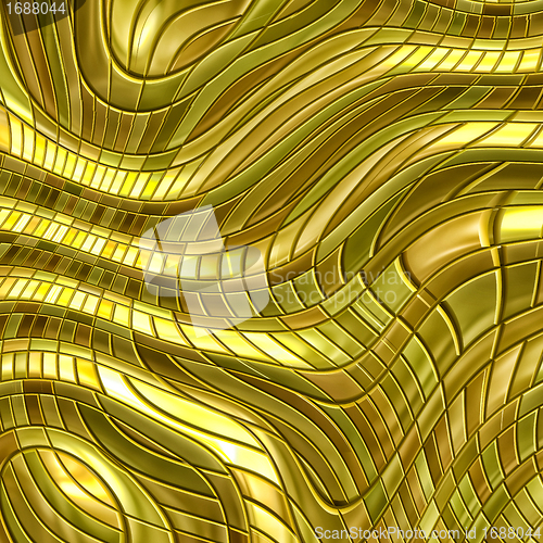 Image of abstract gold metal background