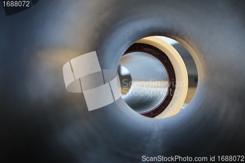 Image of inside the pipes