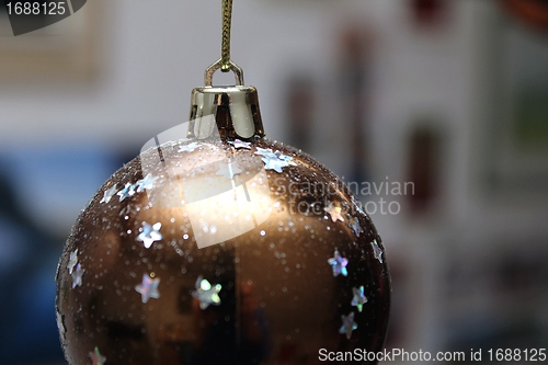 Image of christmas sphere