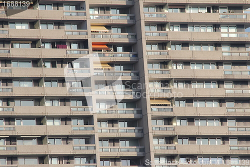 Image of plenty balcony building background