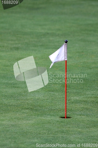 Image of golf flag