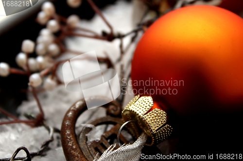 Image of christmas decoration mix