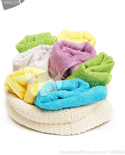Image of Multi-colored towels 