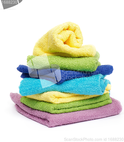 Image of Multi-colored towels 