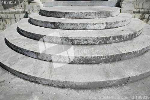 Image of Cirkular marble steps