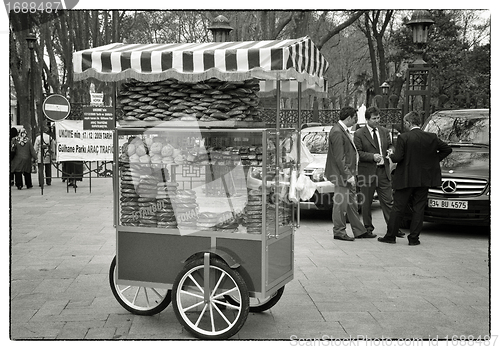 Image of Simit cart Gulhane Park