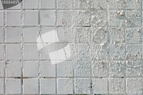 Image of old white wall