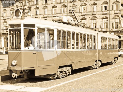 Image of Old tram in Turin