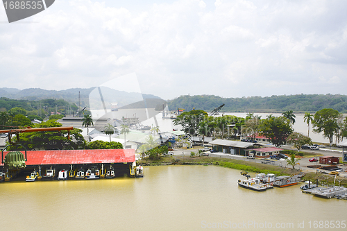 Image of Panama Canal, dredging area