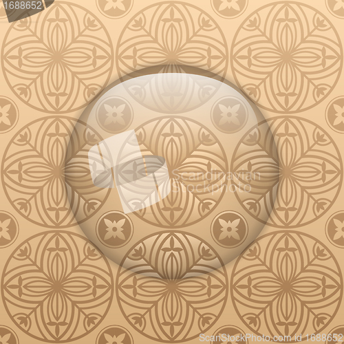 Image of Glass Circle Button Basque Textures