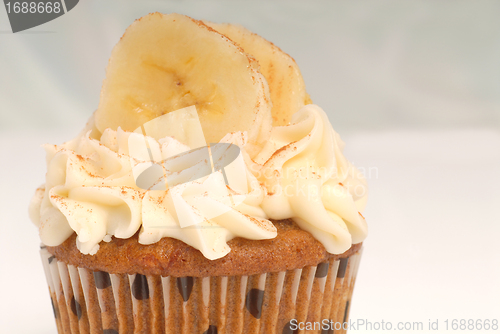 Image of Carrot cupcake with cream cheese frosting