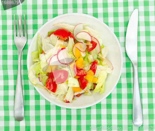 Image of Fresh Vegetable Salad