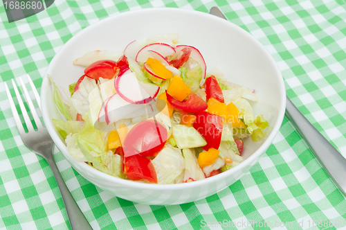 Image of Fresh Vegetable Salad